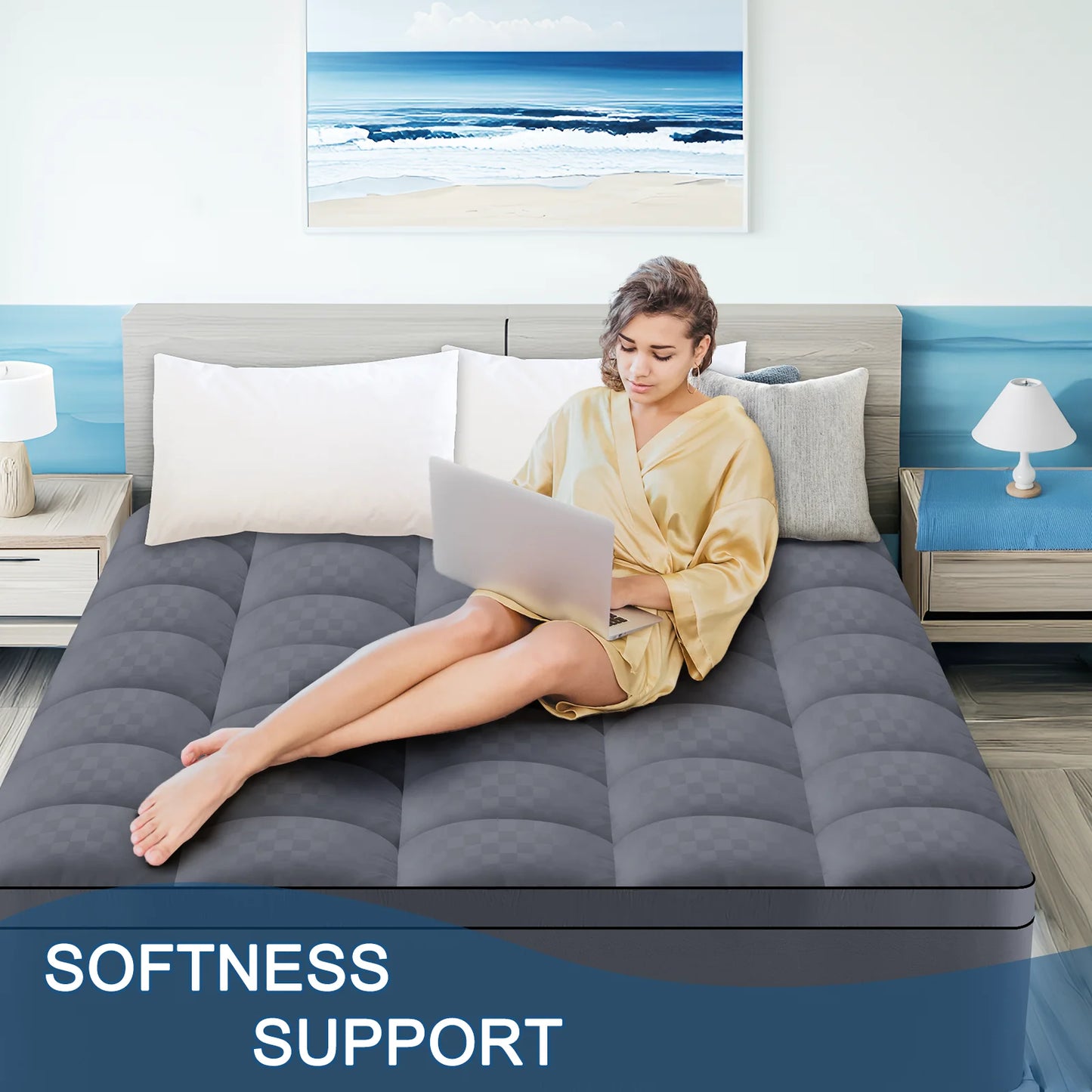 Extra Thick Mattress Pad Cover