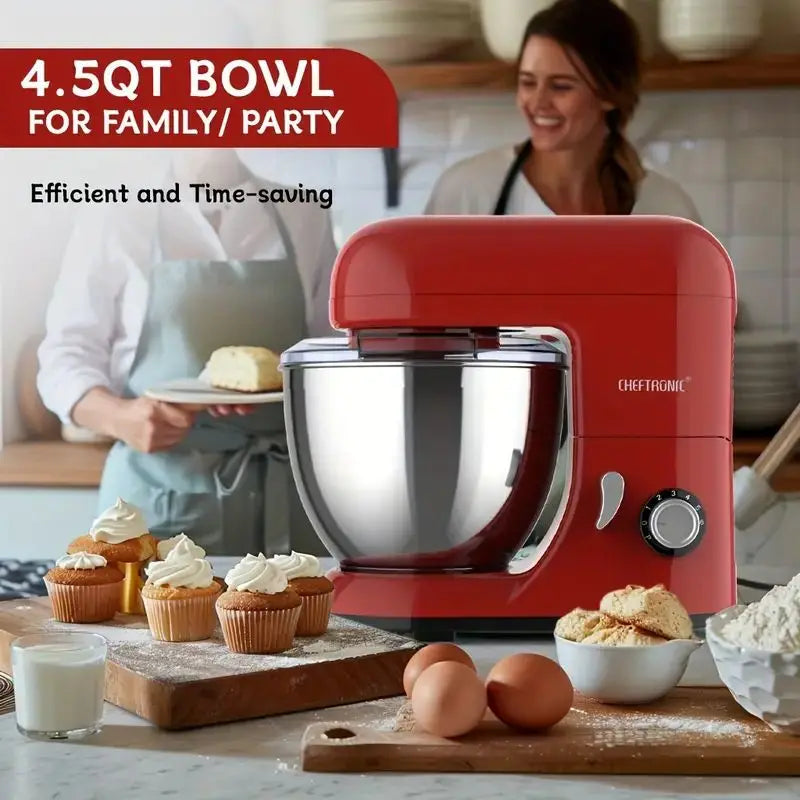 4.5 Qt Tilt-Head Electric Household Stand Mixer