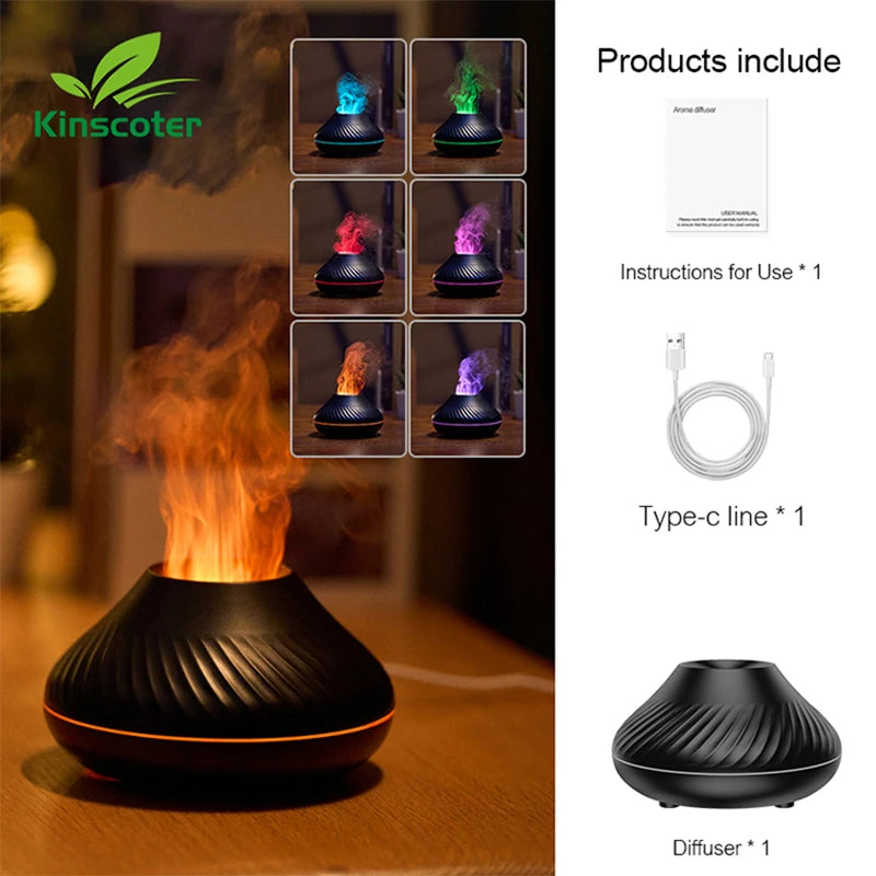 Flame Aromatherapy Humidifier