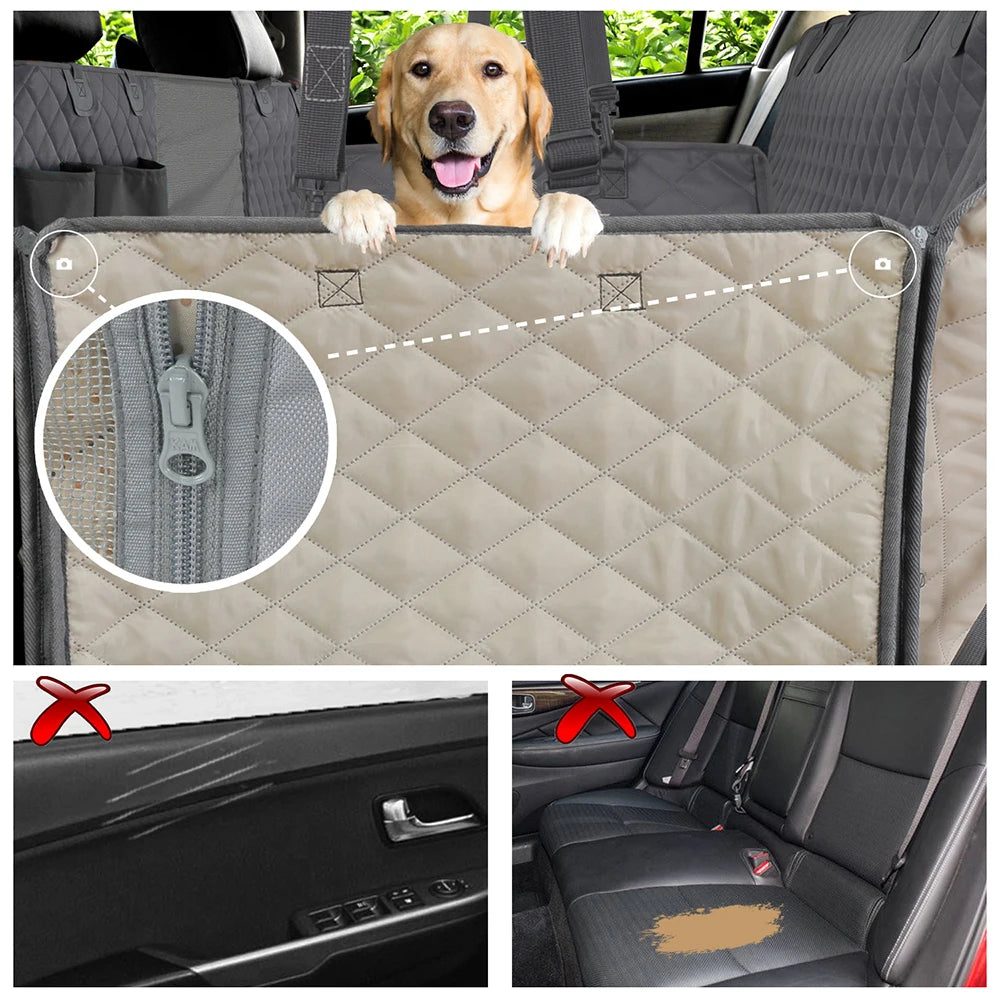 Dog Car Seat Cover Waterproof Pet Travel