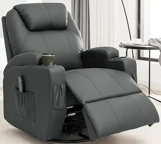 Recliner ,Rocking Chair with Massage anHeat,360d °