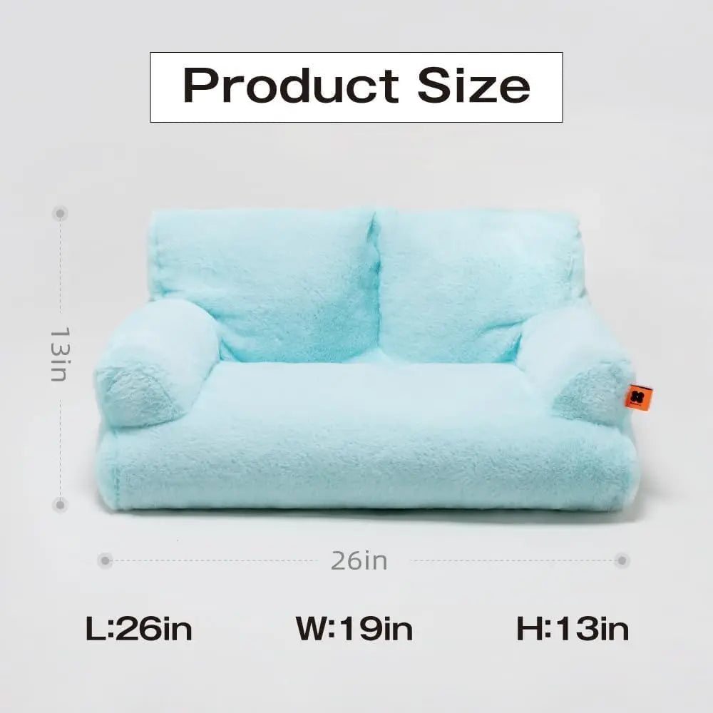Mewoofun Pet Couch Bed 26×19×13 Inch Washable