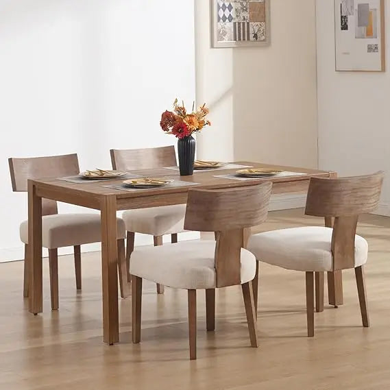 Mid Century Modern Dining Room Chairs Set for 4