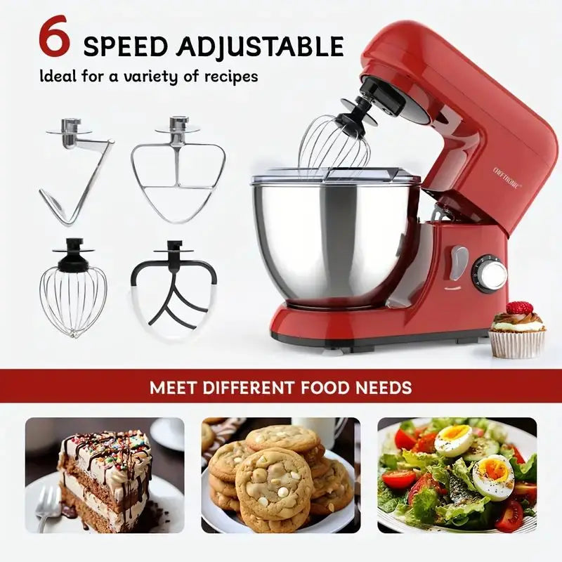 4.5 Qt Tilt-Head Electric Household Stand Mixer