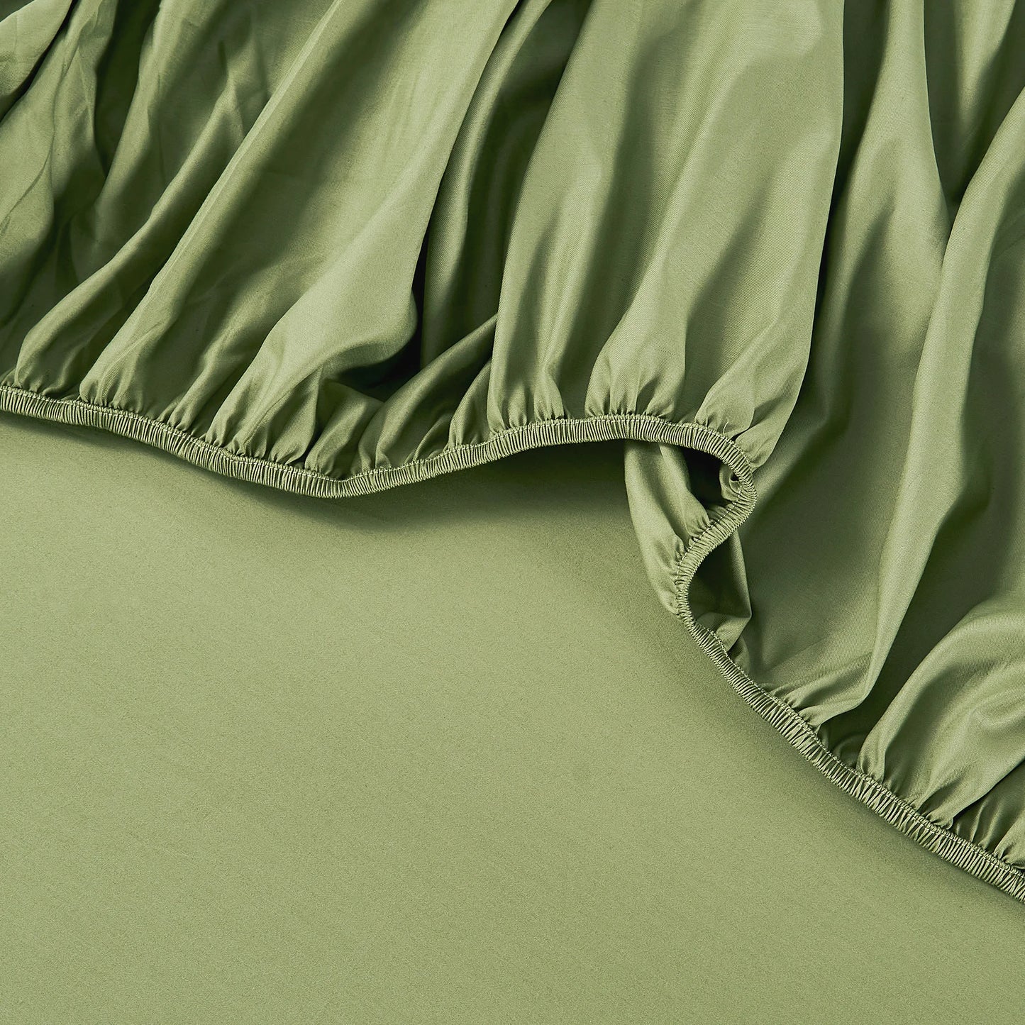 JELLYMONI 400 Thread Count 100% Cotton Sateen Sheet Sets, Extra Soft Bedding Cooling Sheets - 16" Deep Pockets Bed Set