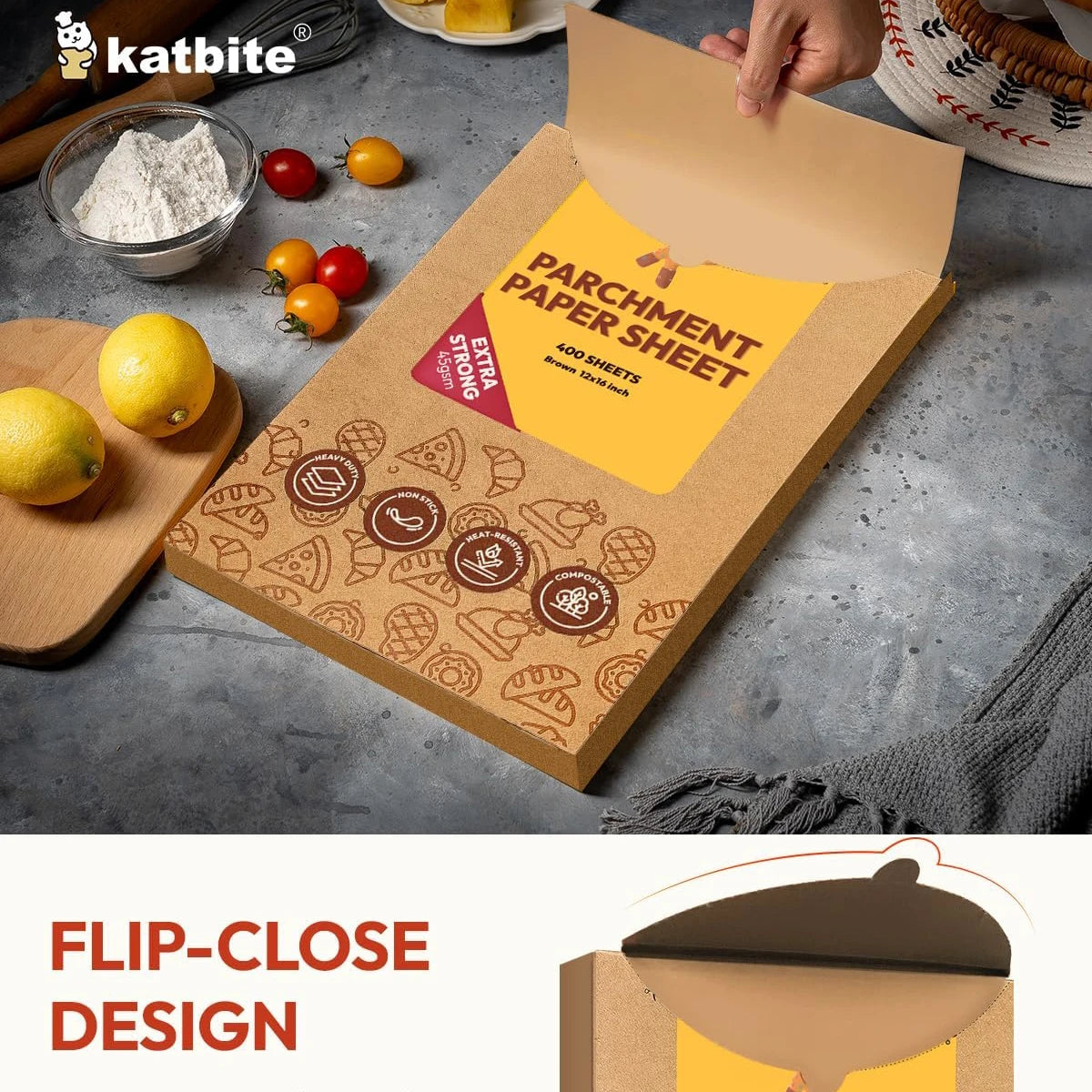 Unbleached Parchment Paper Sheet