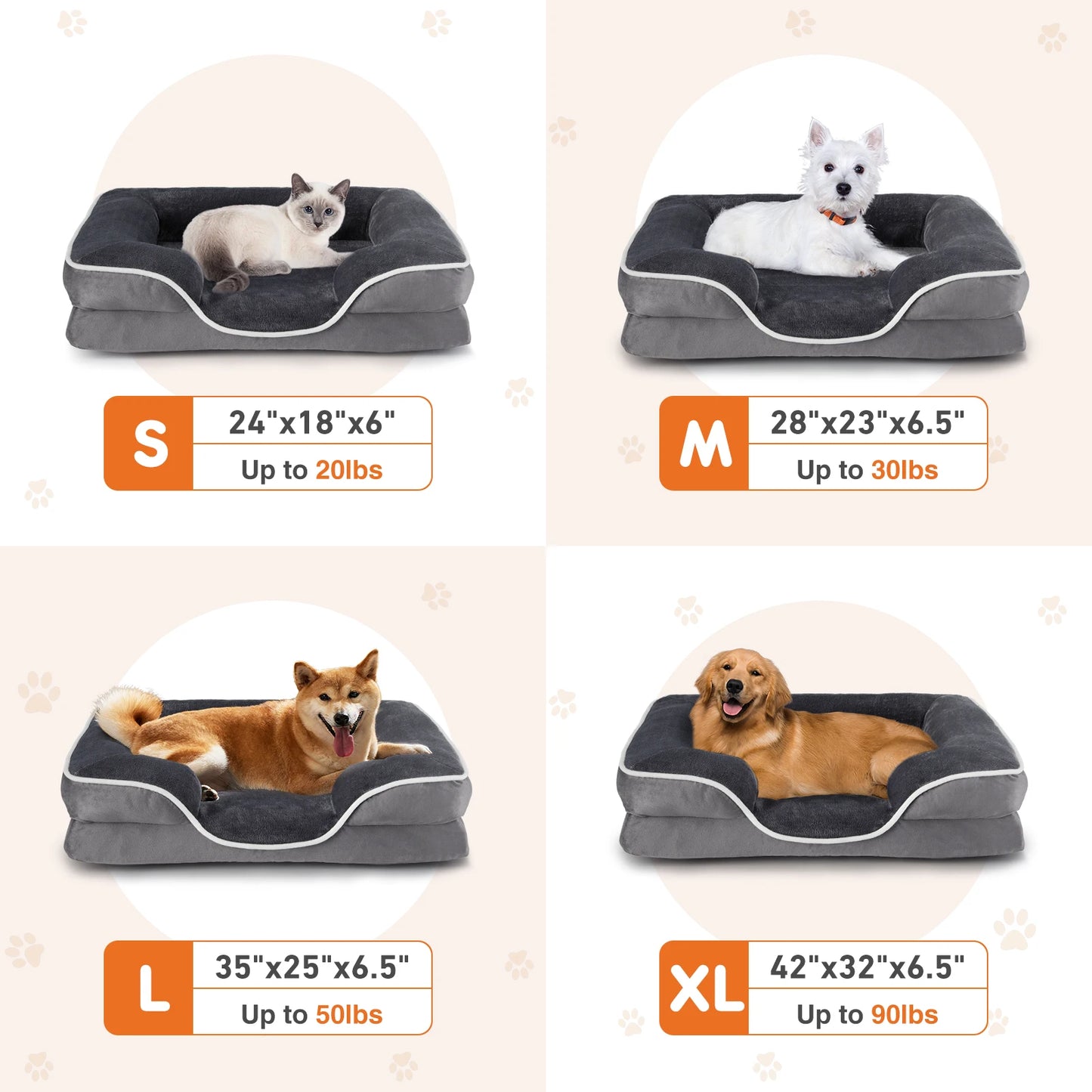 Orthopedic Dog Bed Memory Foam