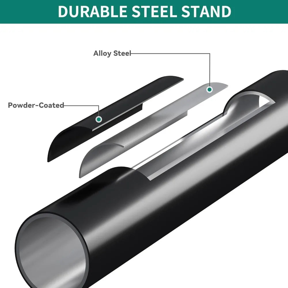 Outdoor Porch Swing, 3 Person Patio Swing Chair with Adjustable Canopy