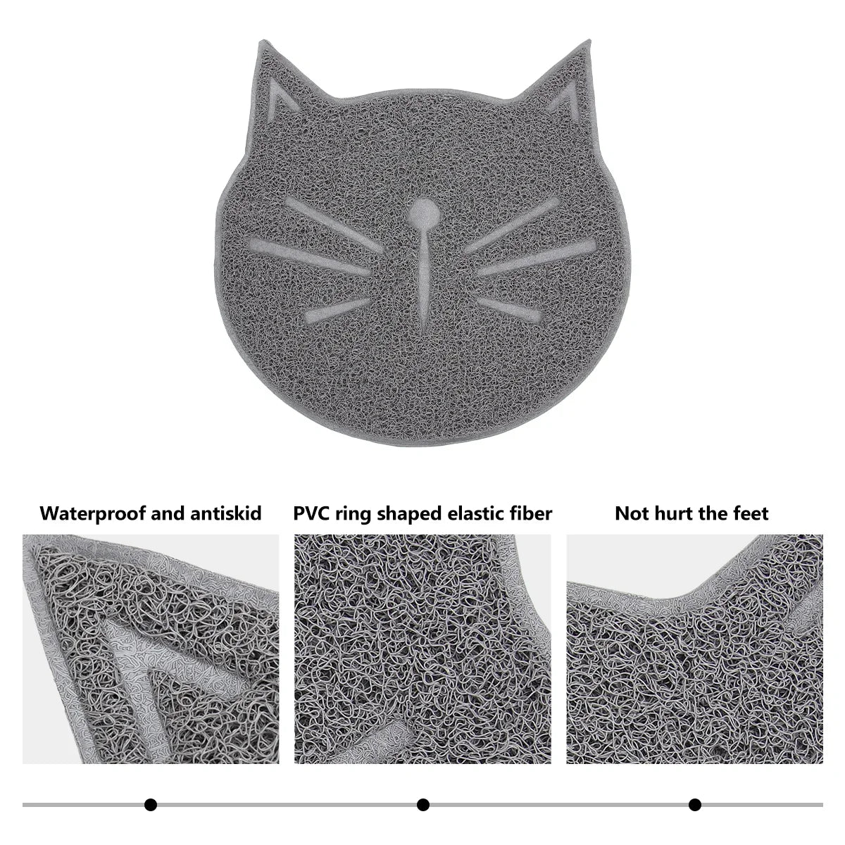Cat Litter Mat Bins Pet Supply Kitten Food Placemat