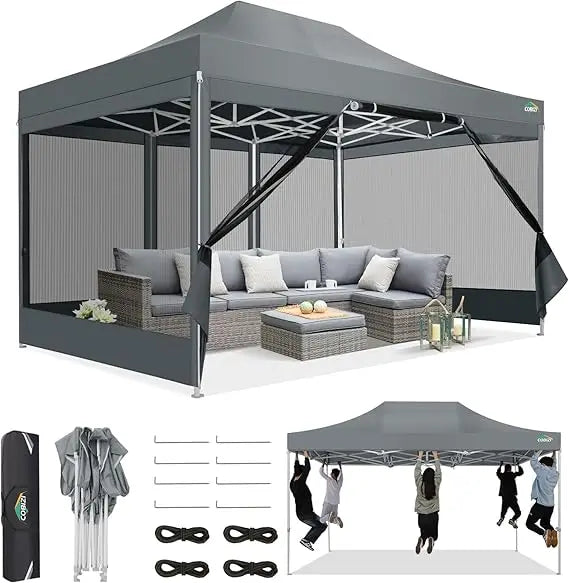 10x15 Canopy Tent, Heavy Duty Pop up
