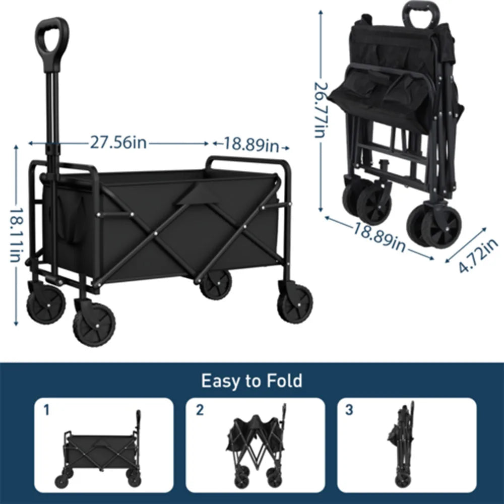 Foldable Garden Wagon Cart