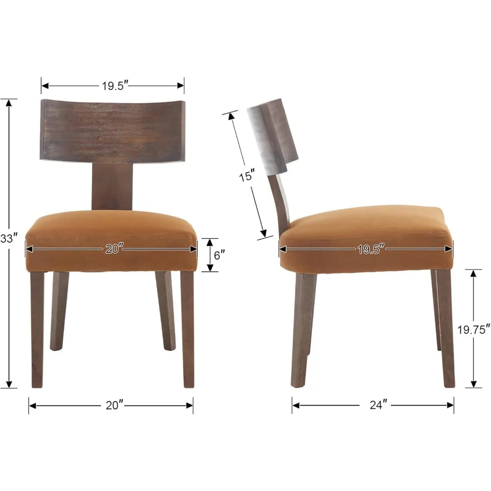 Mid Century Modern Dining Room Chairs Set for 4