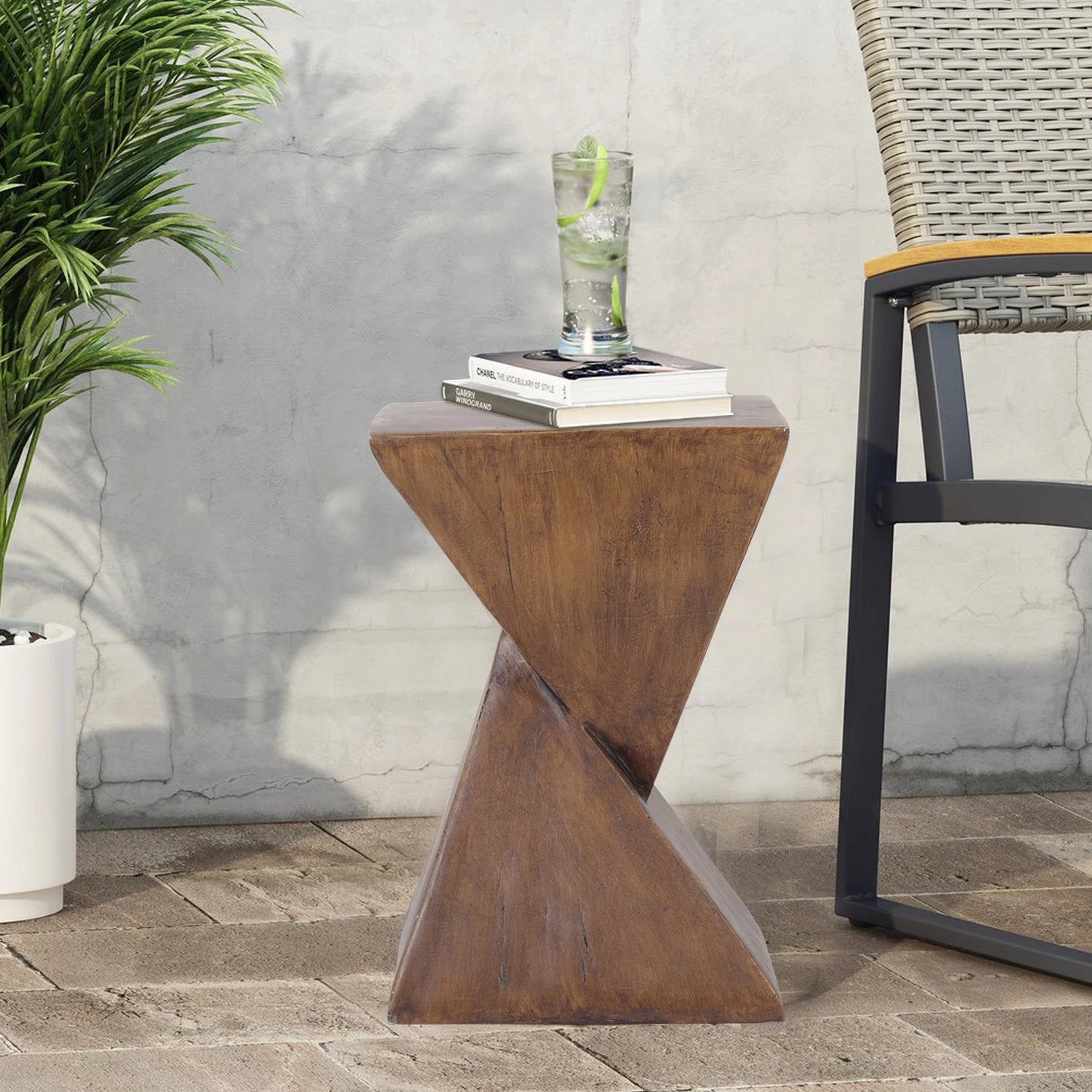 Lightweight Concrete Accent Table