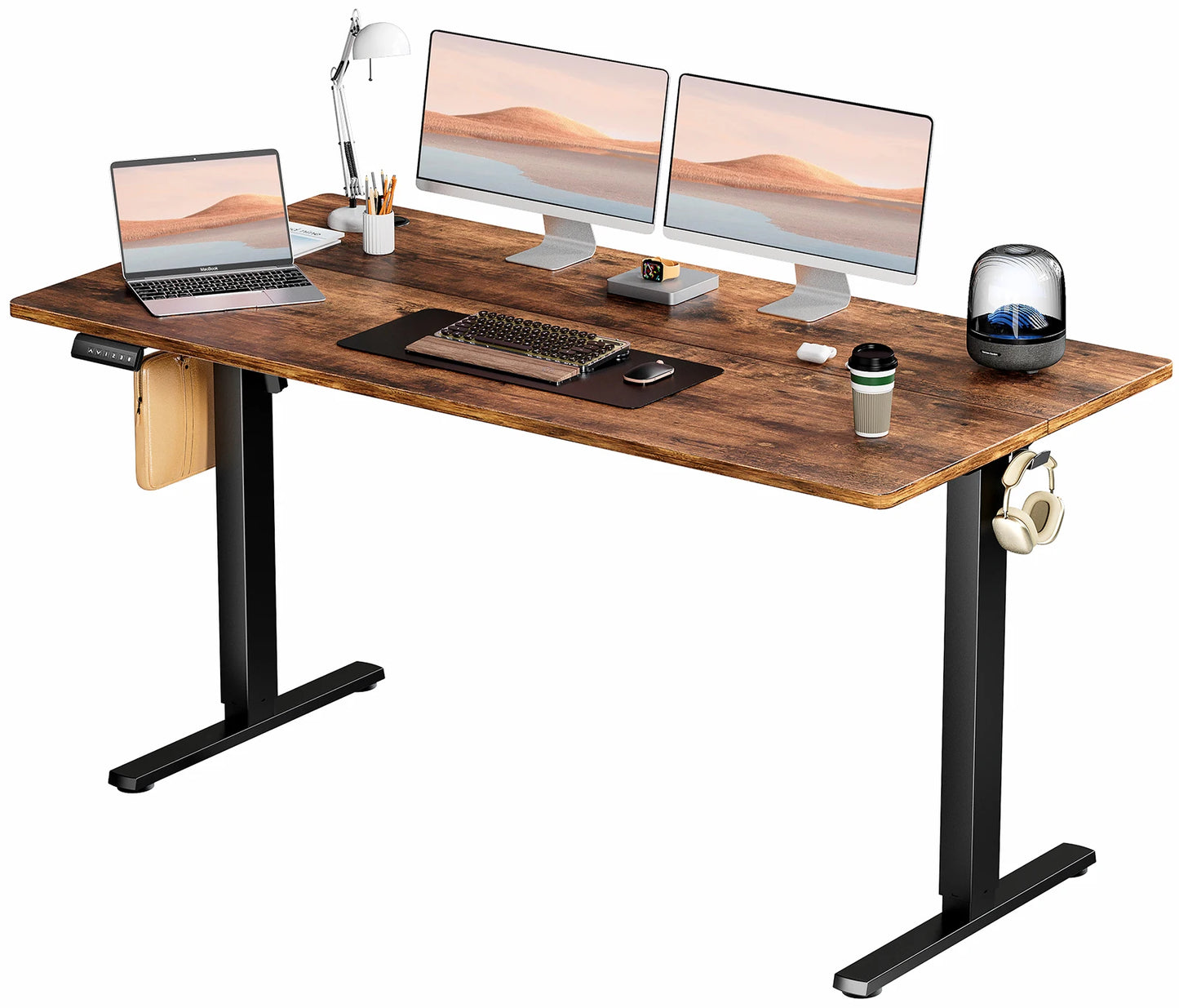 Electric Desk Height Adjustable 63x24 In
