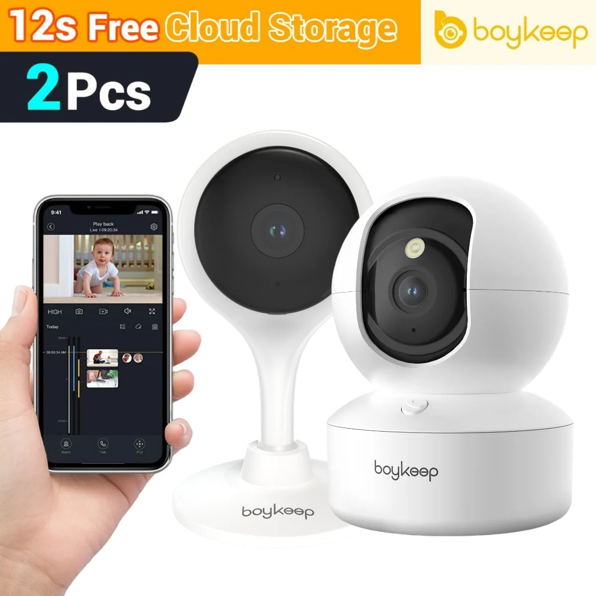 WiFi IP Camera Smart Baby Monitor