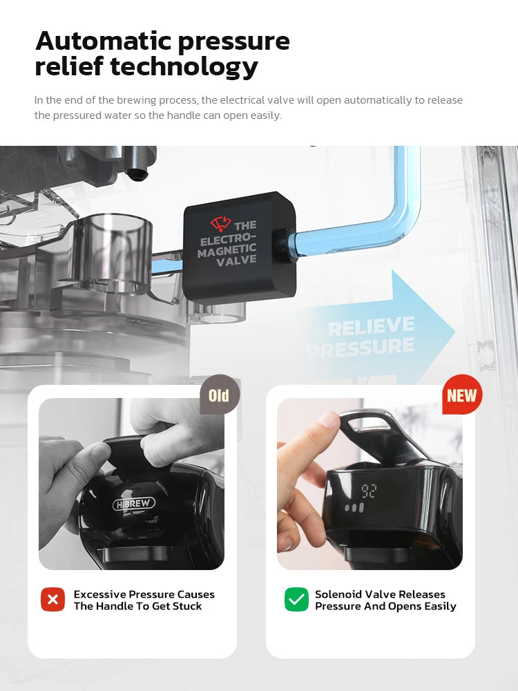 6 in1 Capsule Coffee Machine Hot/Cold Multiple Espresso