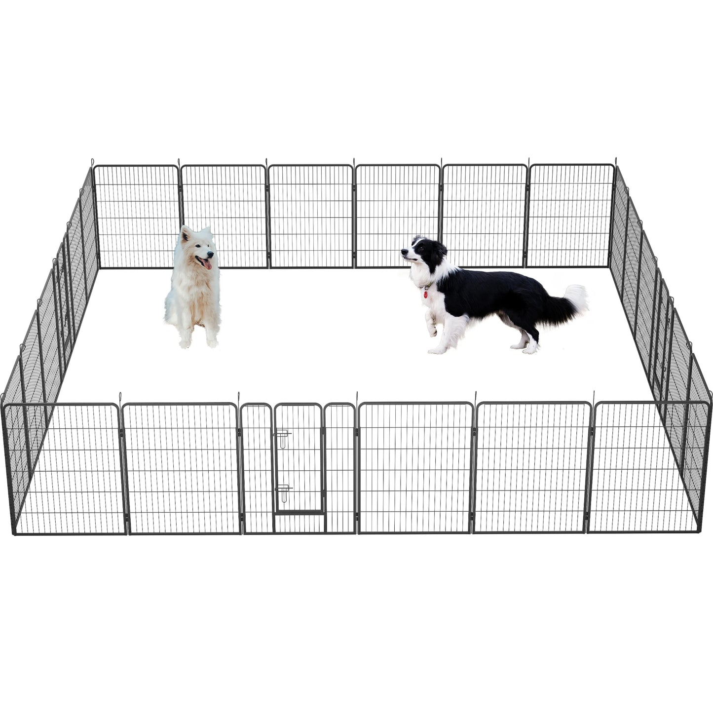 Dog Playpen Outdoor, 8/16/24 Panels Dog Pen 40" Height