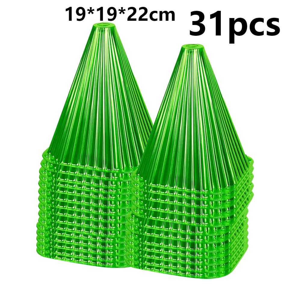 5-31PCS Green Garden Cloches