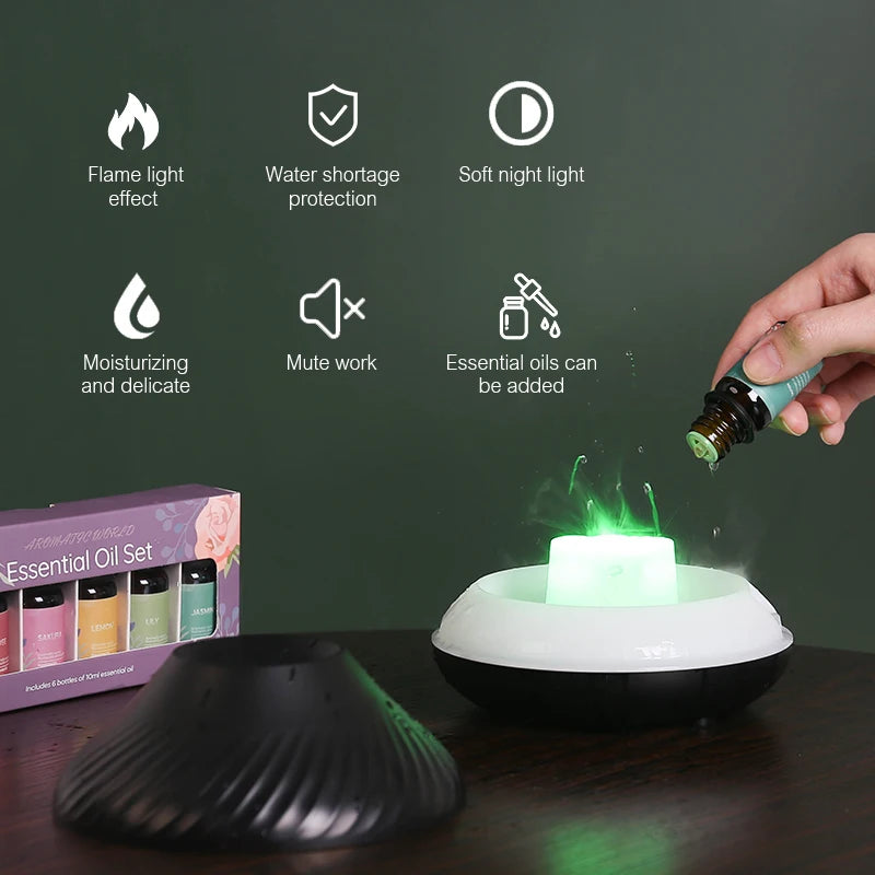 Flame Aromatherapy Humidifier