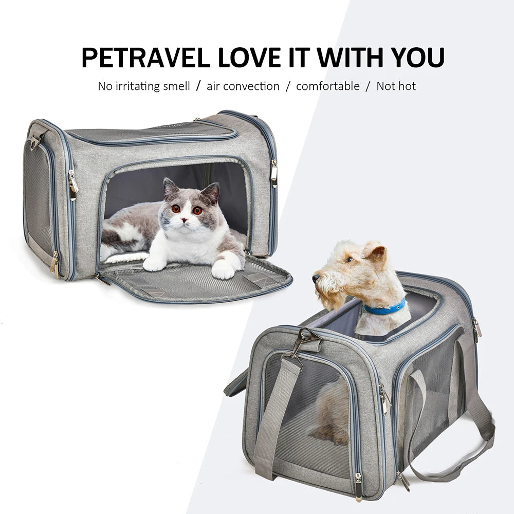 Dog Carrier Bag Soft Side Backpack