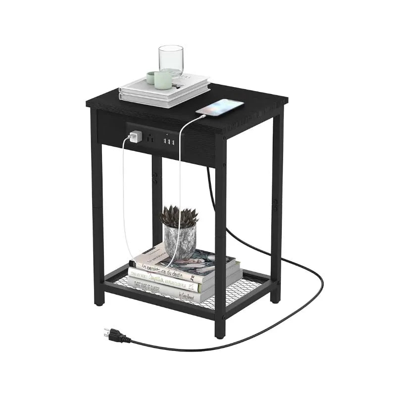 Nightstand with Charging Station