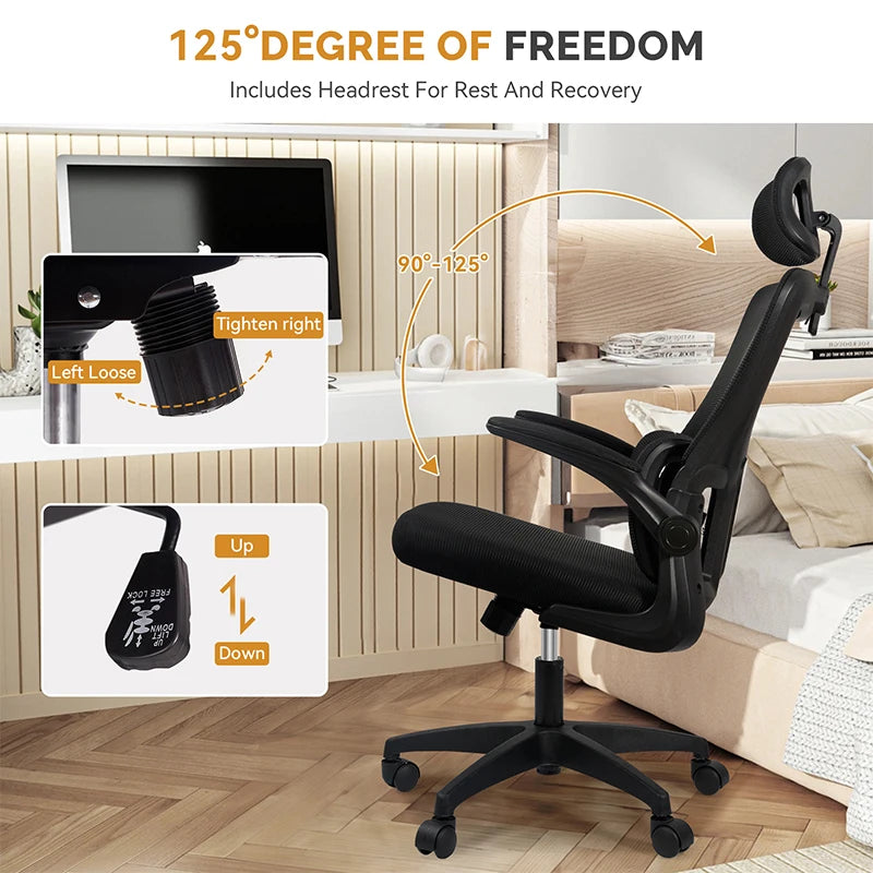 Ergonomic High Back Chair Mesh