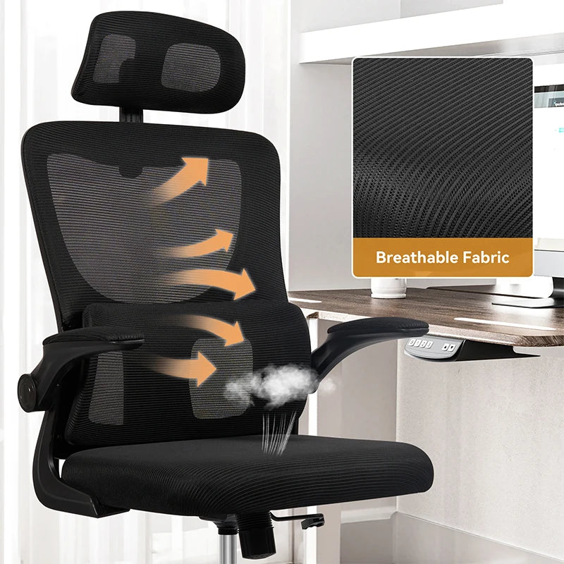 Ergonomic High Back Chair Mesh