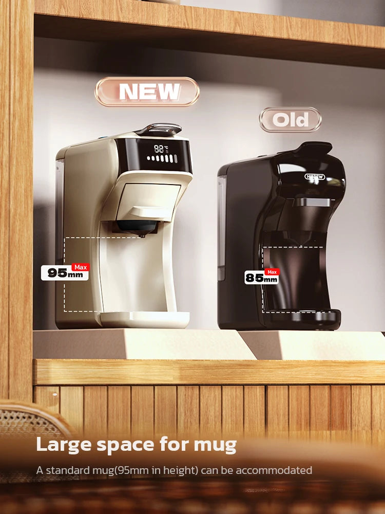 6 in1 Capsule Coffee Machine Hot/Cold Multiple Espresso