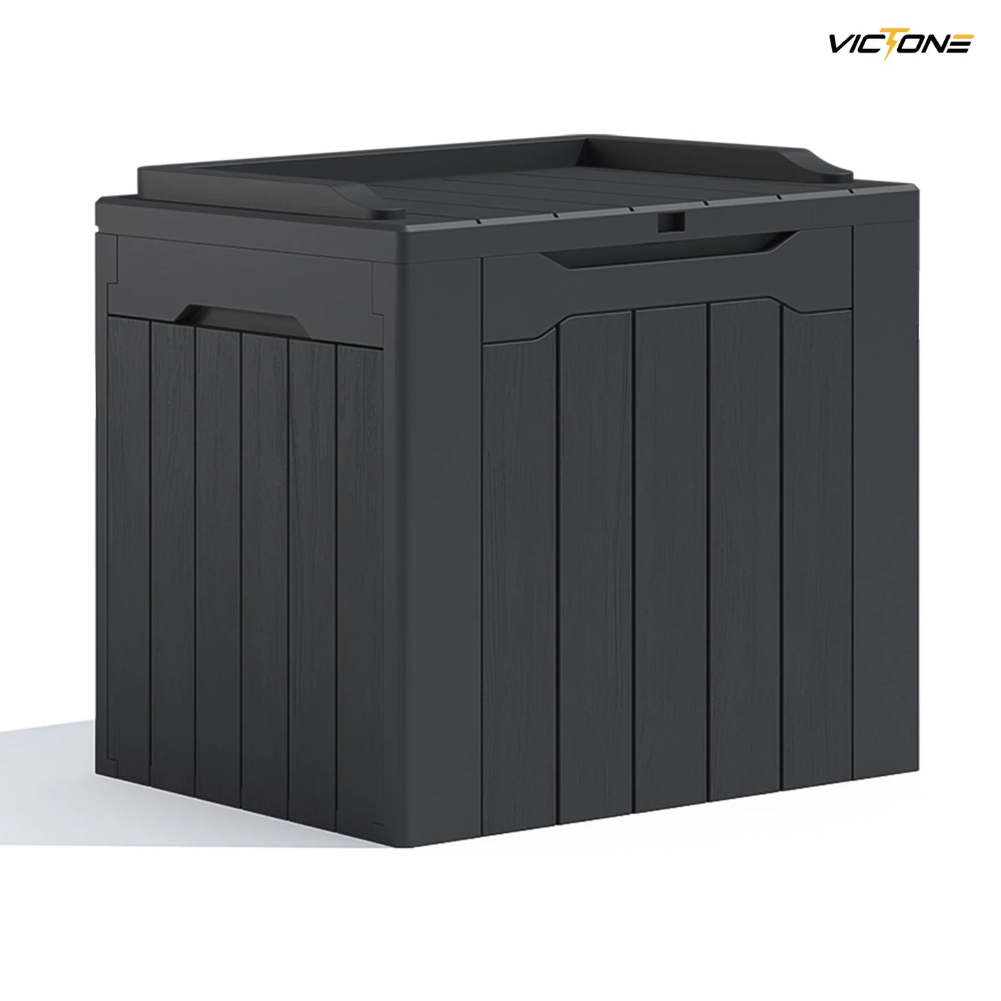 Victone 32 Gallon Resin Deck Box Outdoor Indoor Waterproof