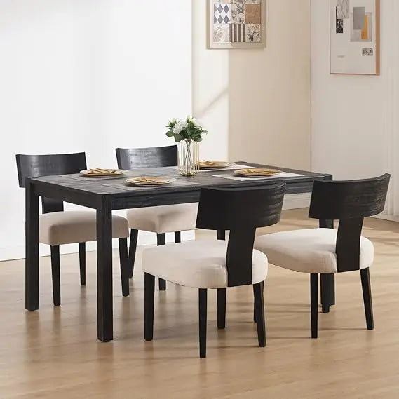 Mid Century Modern Dining Room Chairs Set for 4