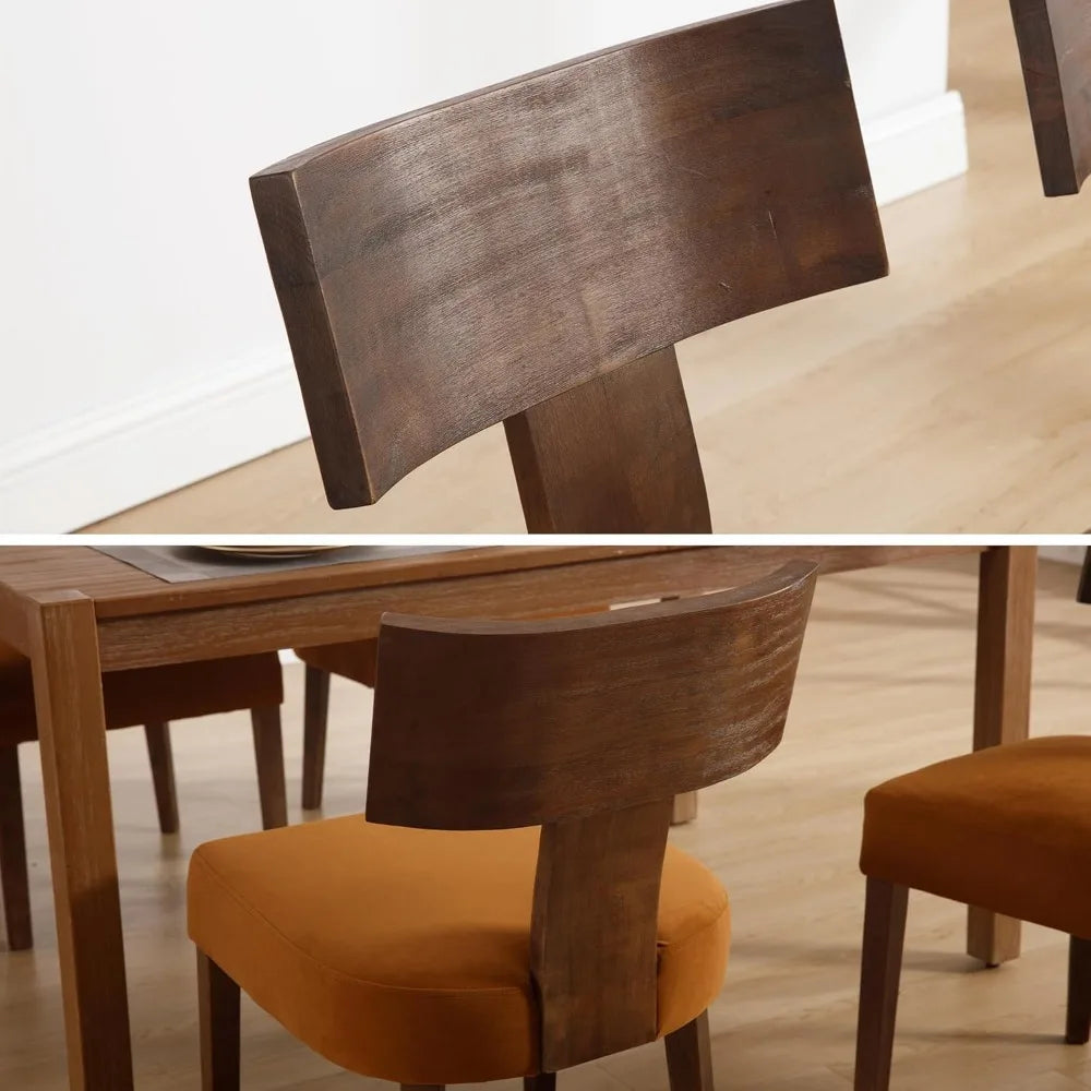 Mid Century Modern Dining Room Chairs Set for 4