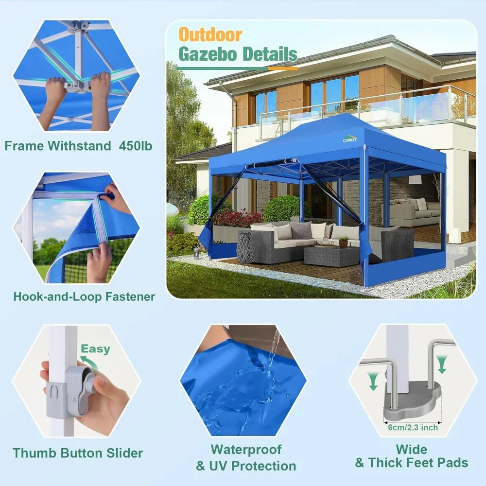 10x15 Canopy Tent, Heavy Duty Pop up