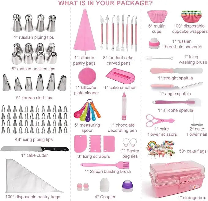 Cake Decorating Baking Supplies Kit,