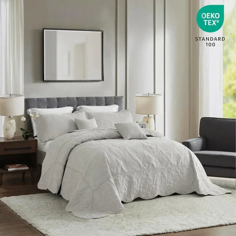 King Size Cotton Comforter Reversible Lightweight Bedding Set