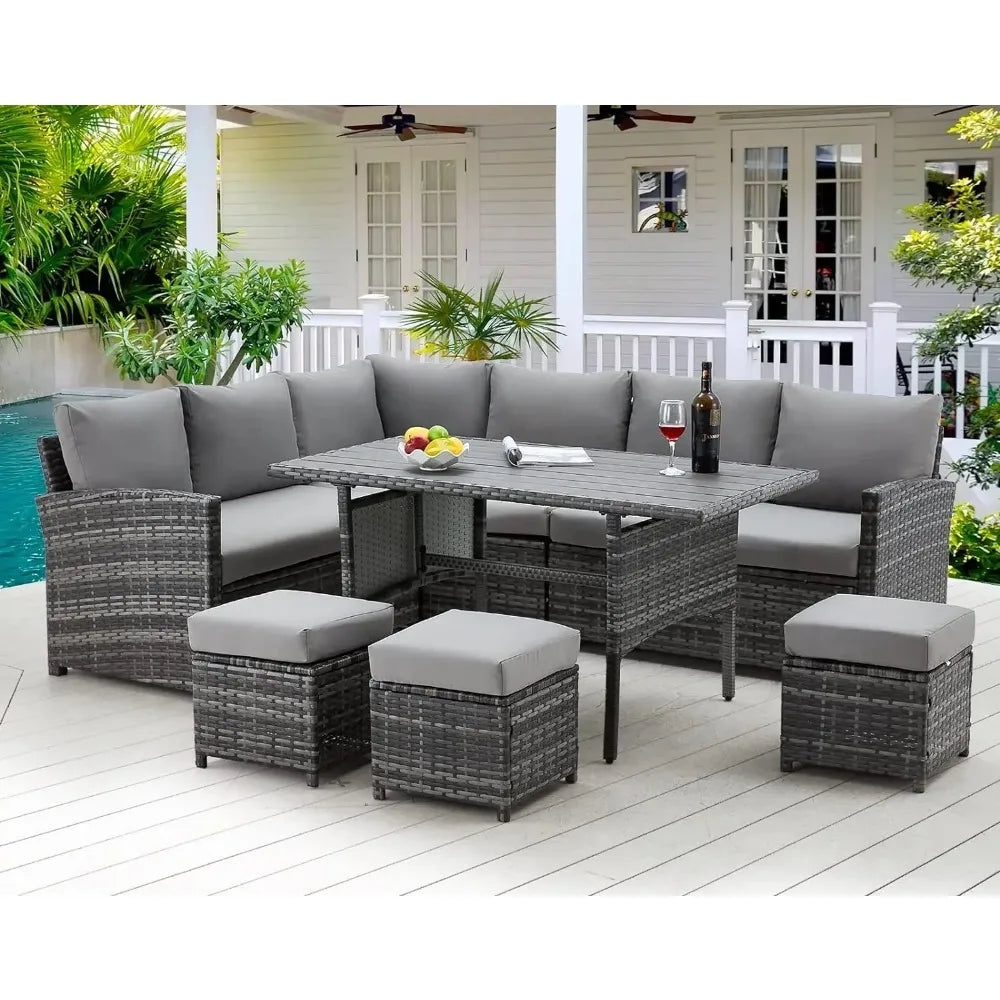 Patio Furniture Set 7 Pieces