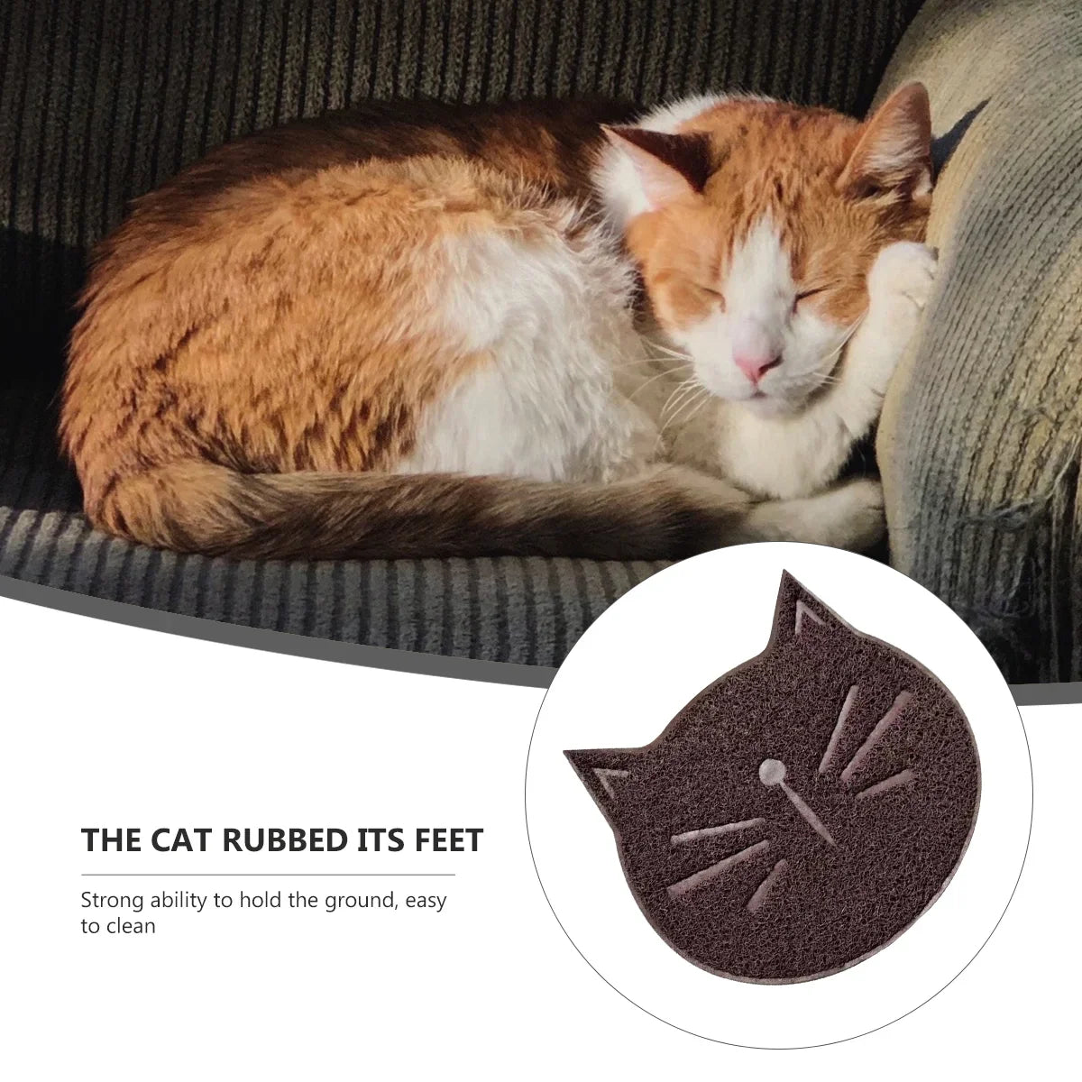 Cat Litter Mat Bins Pet Supply Kitten Food Placemat